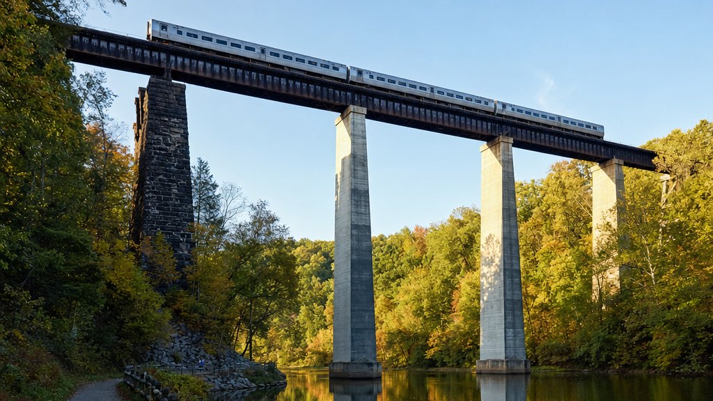 The Lake Accotink trestle, Springfield
